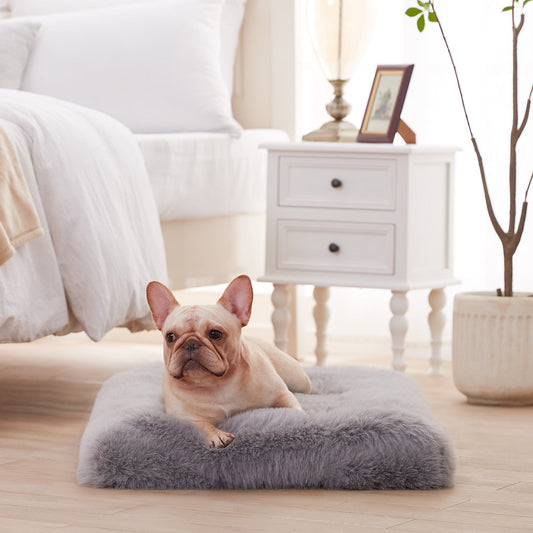Plush Rectangular Pet Mattress