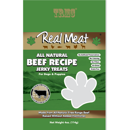 Real Meat Beef Jerky Treats 4oz