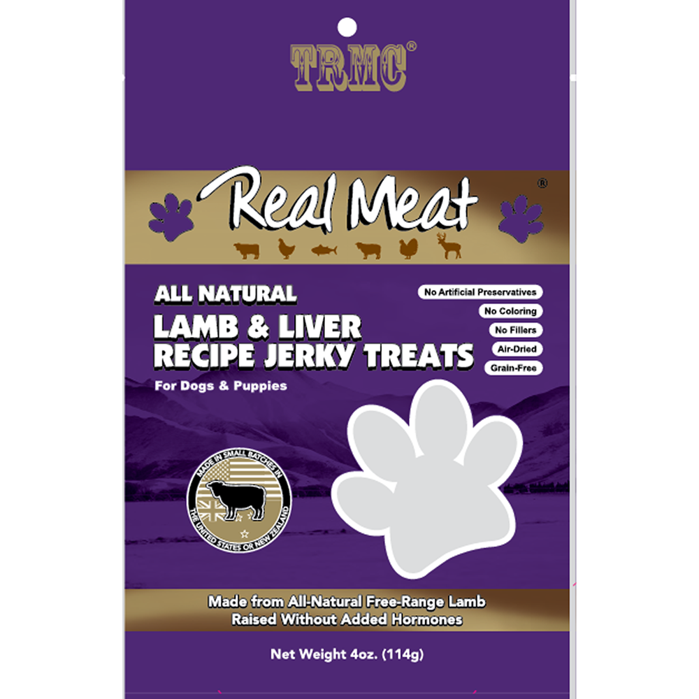 Real Meat Lamb Liver Jerky Treats 4oz