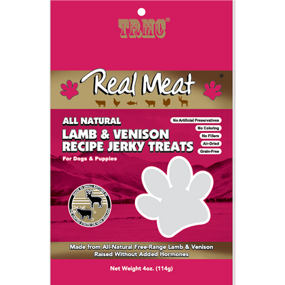 Real Meat Lamb & Venison Jerky Treats 4oz