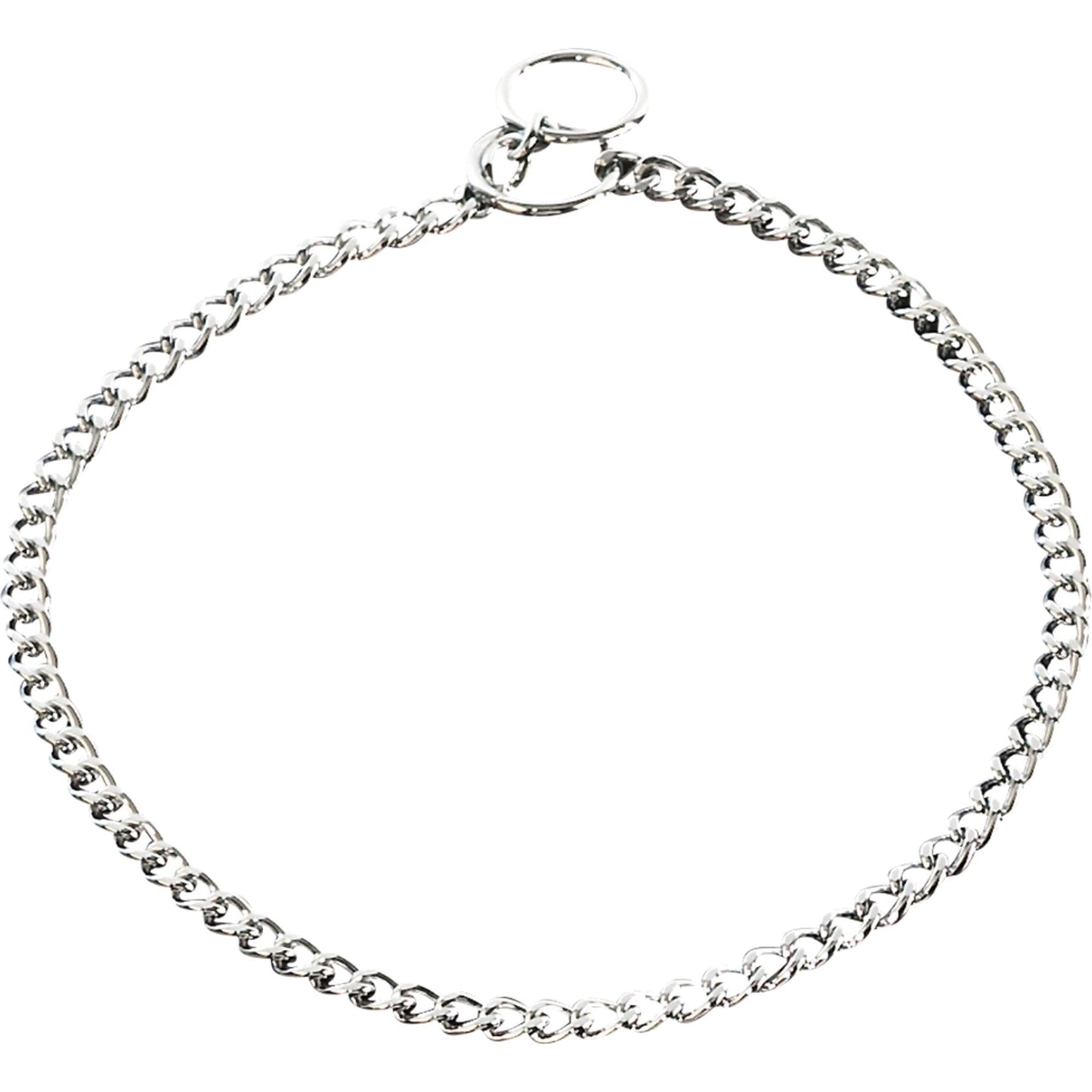 Herm Sprenger - Choke Chain Collar - Short Flat Polished Links - Chrome
