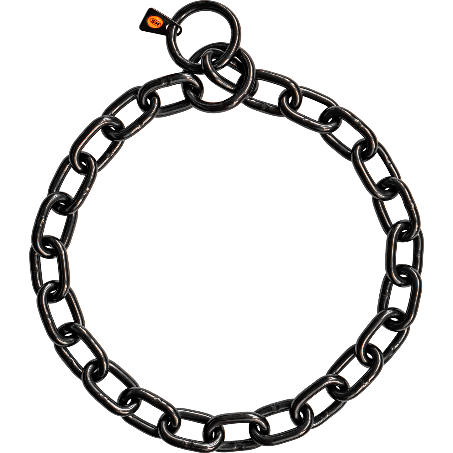 Herm Sprenger - Extra Strong Collar - Medium Links - Black Stainless Steel