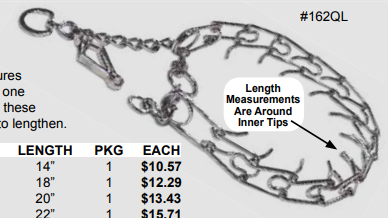 Kwik Release Spike Training Links - Large - 3.8mm weight