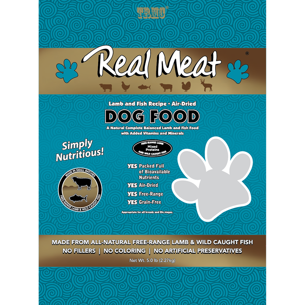 Real Meat Air Dried Lamb & Fish Dog Food 5lb