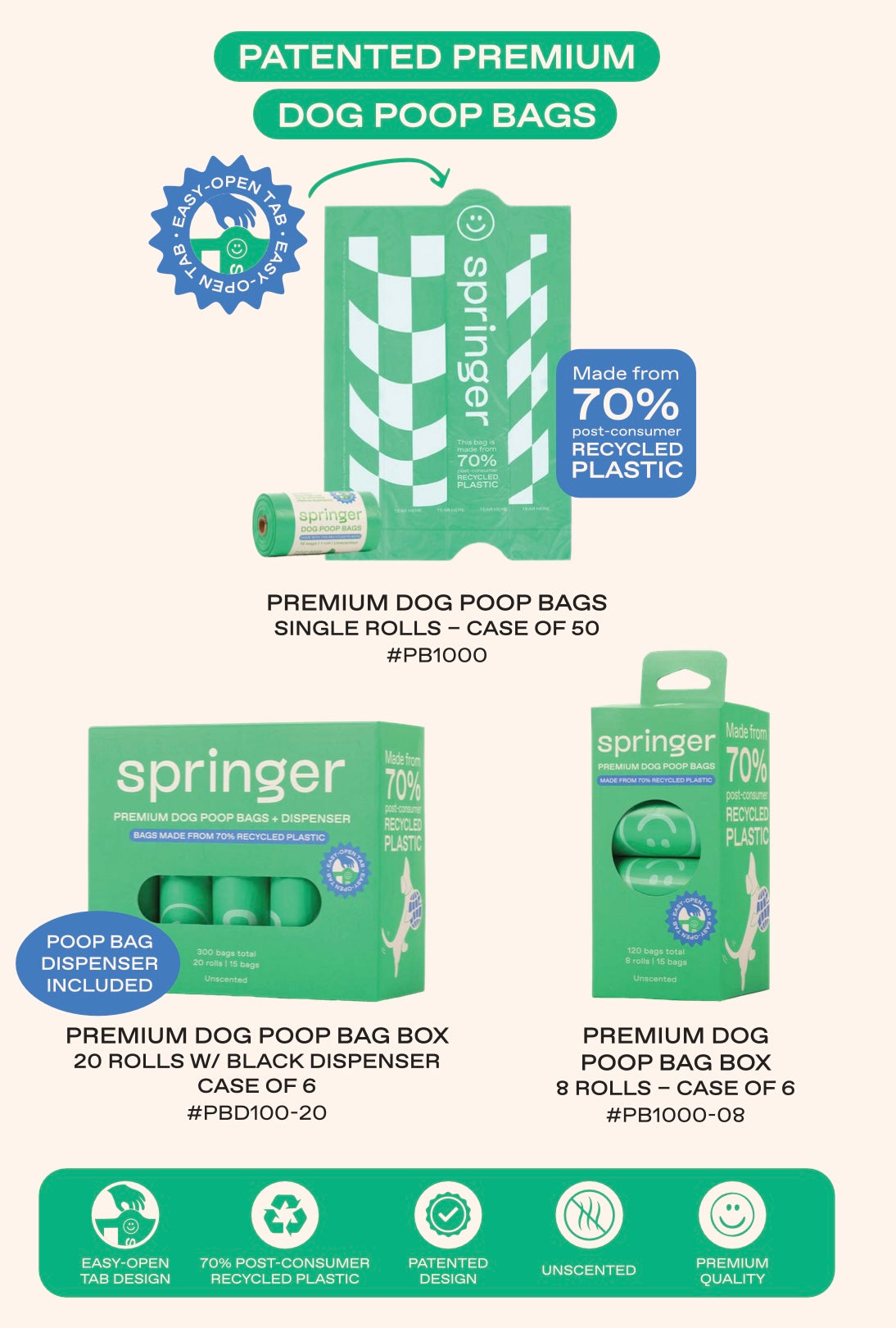 Premium Dog Poop Bags