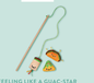 FEELING LIKE A GUAC-STAR 3 PIECE MULTI PACK CAT TOY Case of 4