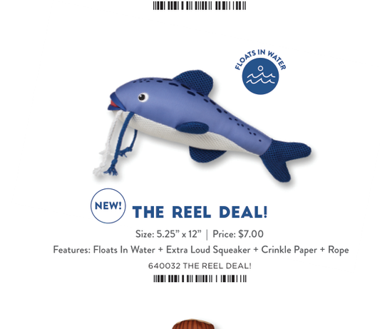 THE REEL DEAL FLOATING DOG TOY Case of 4