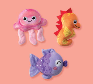 IT'S A WATERLIFE LIFE 3 PIECE SMALL DOG TOY SET Case of 4