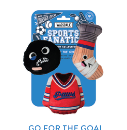 GO FOR THE GOAL 3 PIECE SMALL DG TOY SET Case of 4
