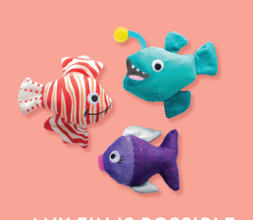 ANY FIN IS POSSIBLE 3PCS SMALL DOG TOY SET Case of 4