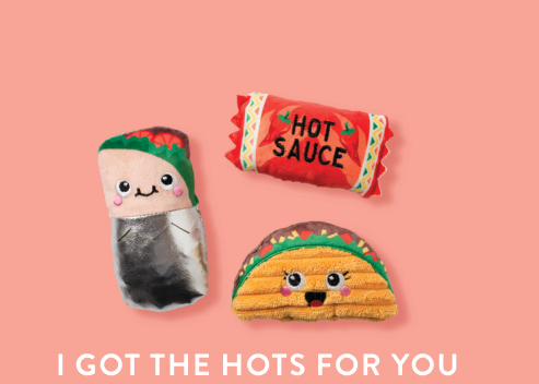 I GOT THE HOT FOR U 3 PIECE SMALL TOY Case of 4