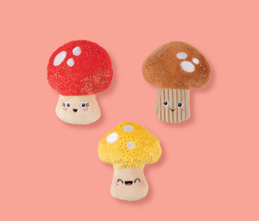 SHROOMING 3PCS SMALL DOG TOY Case of 4