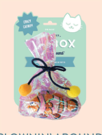 CLOWNIN' AROUND KICKER CAT TOY Case of 4