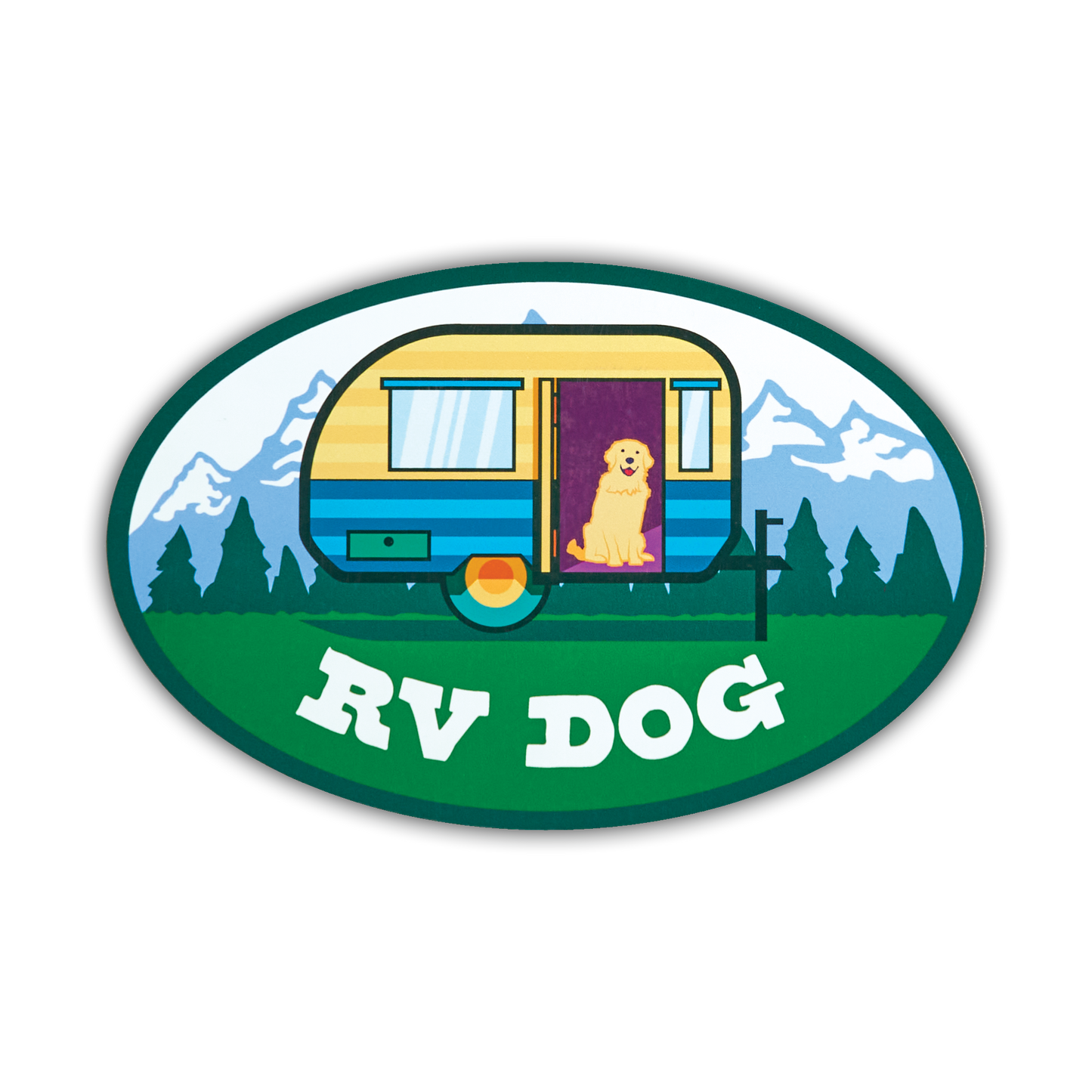 Oval Flexible Magnet (Pack of 4)