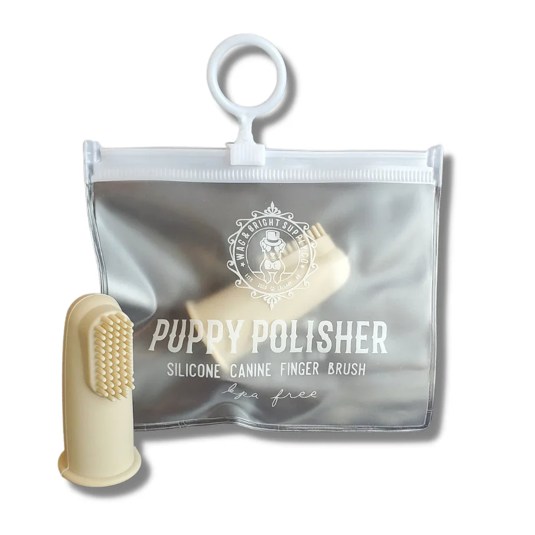Puppy Polisher Finger Brush & Zip Travel Case- Case of 6