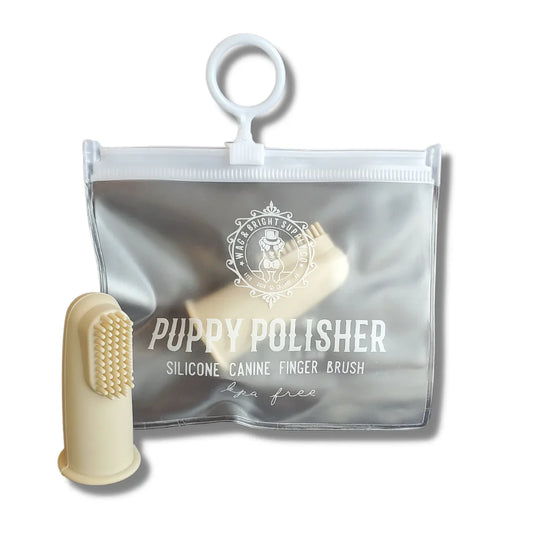 Puppy Polisher Finger Brush & Zip Travel Case- Case of 6