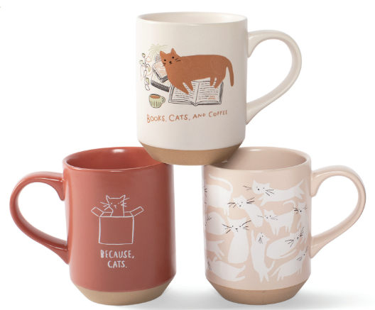STONEWARE NEW YORK MUGS