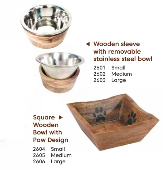Wooden Bowls and Diners