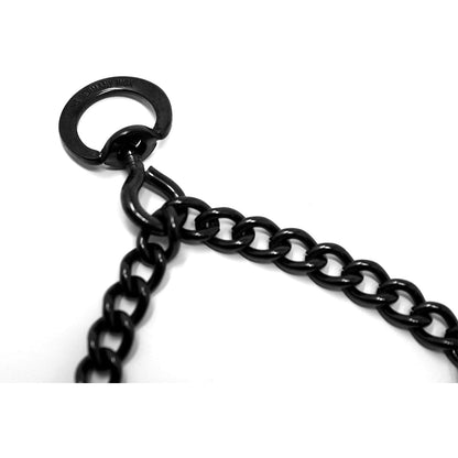 Herm Sprenger Black Stainless Steel Prong Dog Training Collar with Swivel