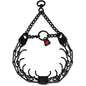 Herm Sprenger Black Stainless Steel Prong Dog Training Collar with Swivel