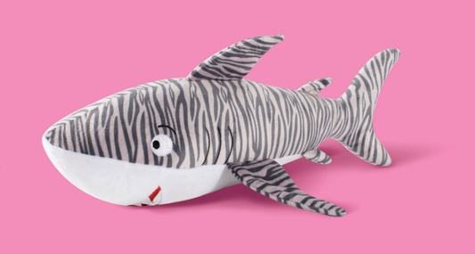TIGER SHARK-LARGE PLUSH DOG TOY Case of 4