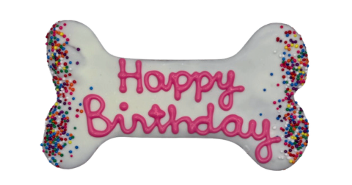 Birthday Bone 6" — Pink & Blue – Out of Stock