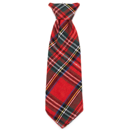 Red Plaid III Neck Tie