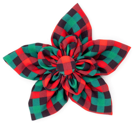 Holiday Check Flower