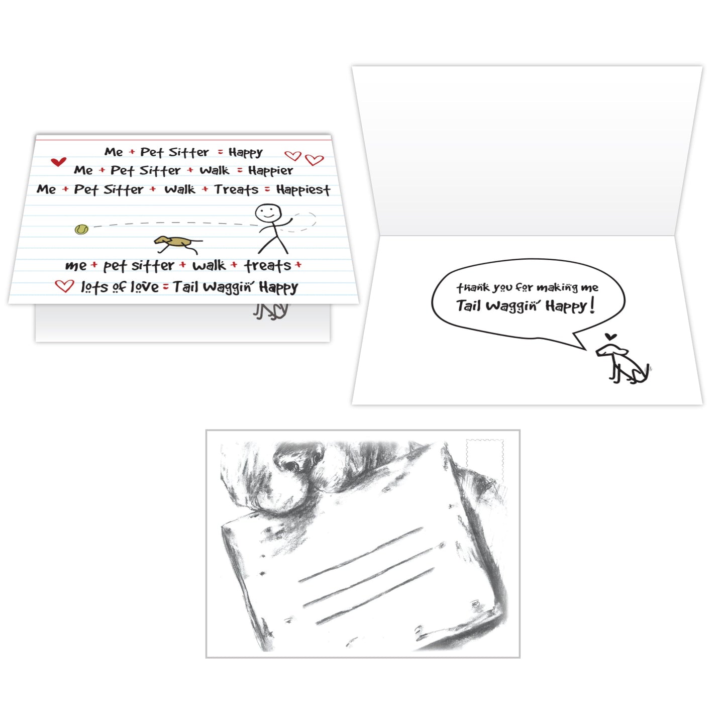 Pet Sitting Card (Pack of 6)