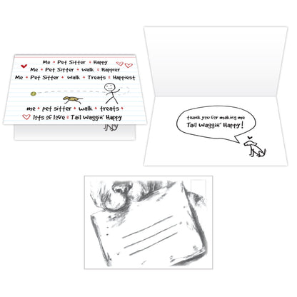 Pet Sitting Card (Pack of 6)