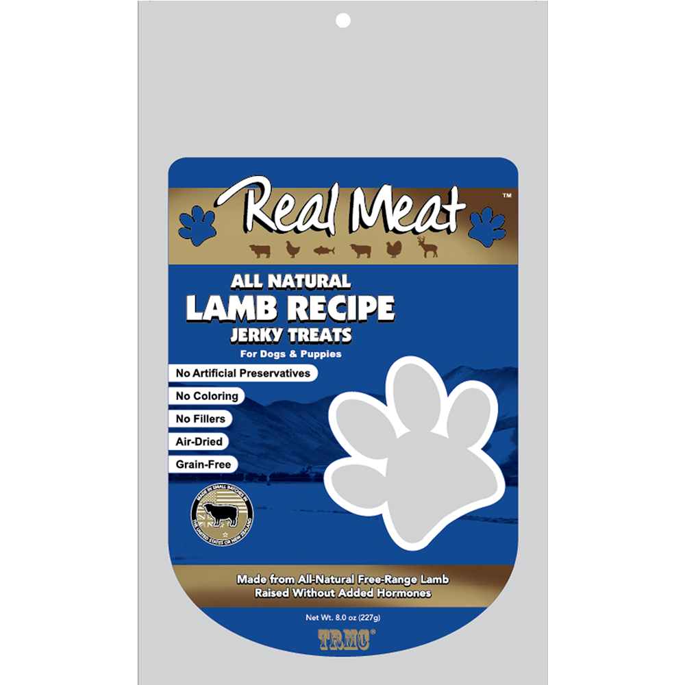Real Meat Lamb Jerky Strips 8oz