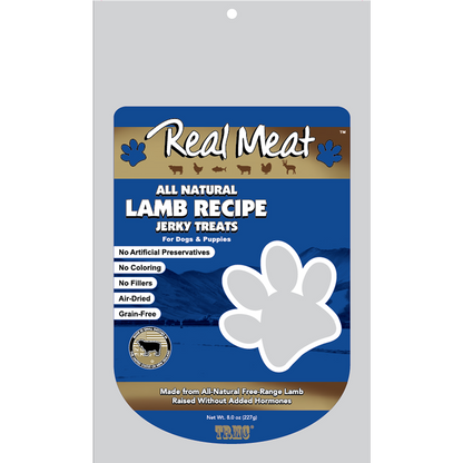 Real Meat Lamb Jerky Strips 8oz