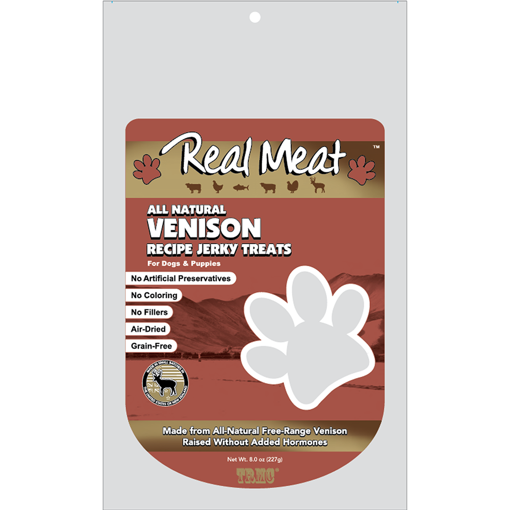 Real Meat Venison Jerky Strips 8oz