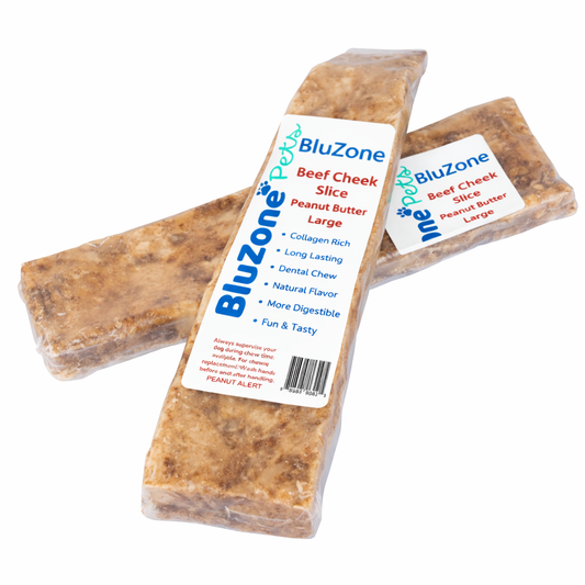 Beef Cheek Slice Large Peanut Butter 24ct