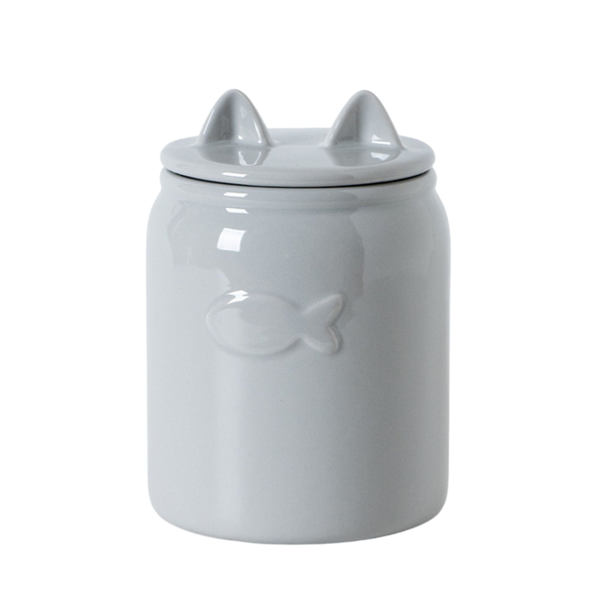Felix Ceramic Cat Treat JAr - Park Life Designs