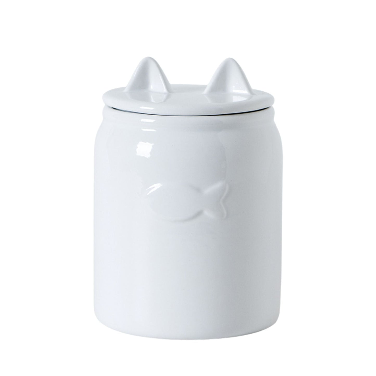Felix Ceramic Cat Treat JAr - Park Life Designs