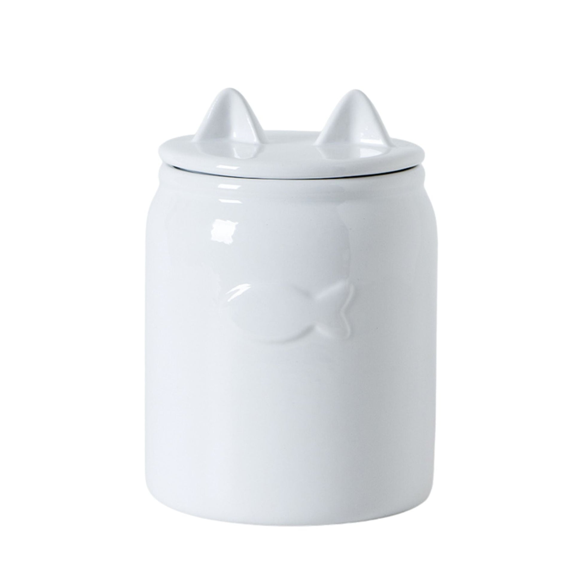 Felix Ceramic Cat Treat JAr - Park Life Designs