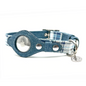 Urban Dog Stars Airtag Collar - Blue Plaid & Denim