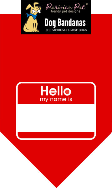 Hello My Name Is Bandana - Original
