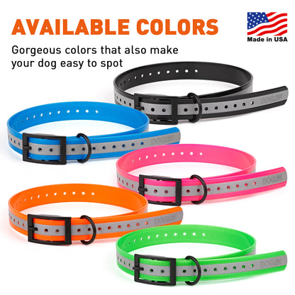 Biothane Reflective E-Collar Replacement Strap