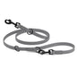 Biothane Adjustable Multi-Purpose Dog Leash with Black Hardware, 7FT