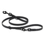 Biothane Adjustable Multi-Purpose Dog Leash with Black Hardware, 7FT