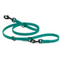 Biothane Adjustable Multi-Purpose Dog Leash with Black Hardware, 7FT