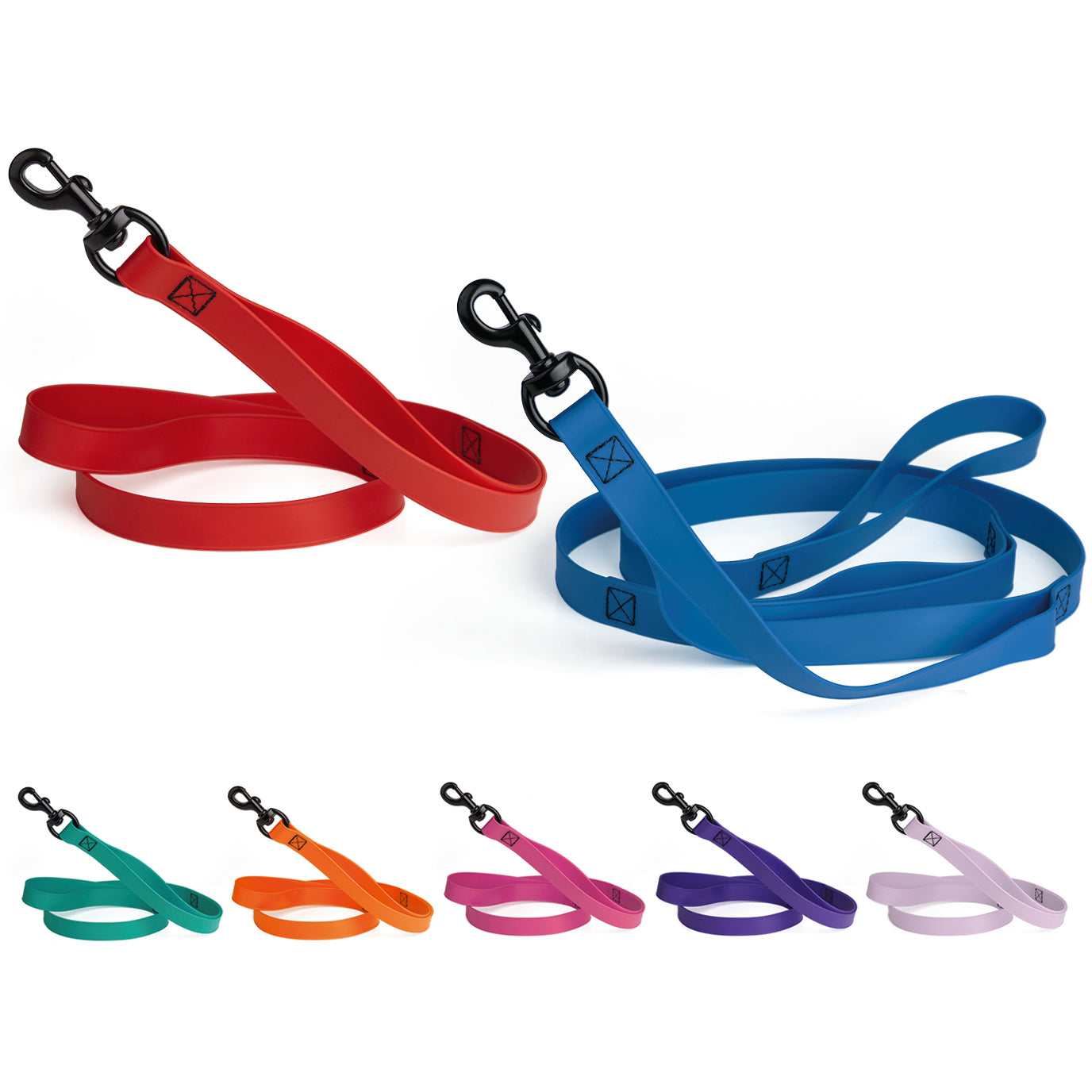 Biothane Waterproof Multi-Handle Dog Leash