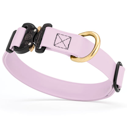 Viper BioThane Dog Collar with Cobra Metal Buckle – Odor Resistant and Waterproof