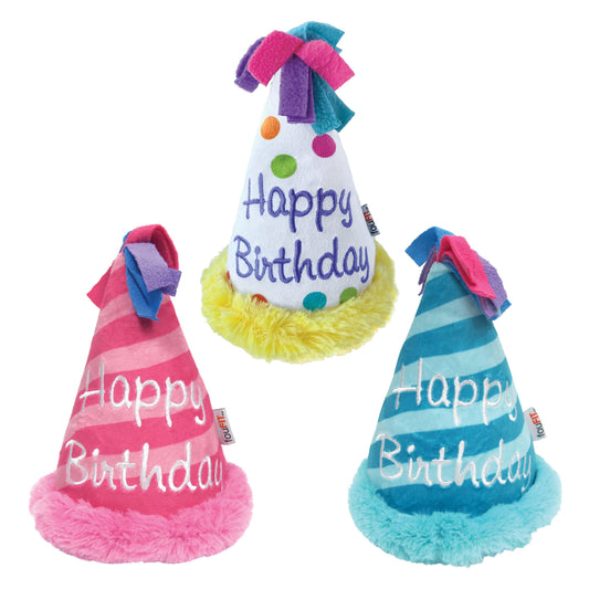 Birthday Hat Crinkle Plush