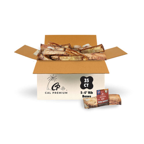 Cal Premium Beef Rib Bone 5-6in 35ct