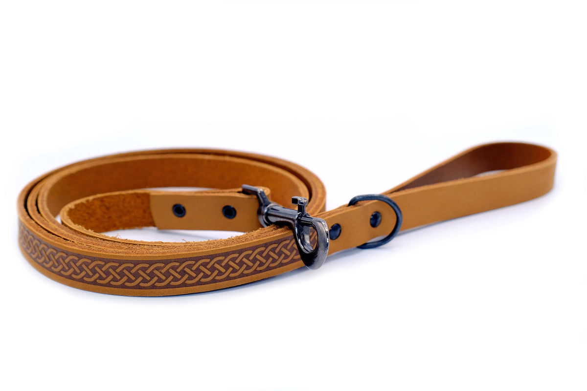 Celtic Sport Leather Leash