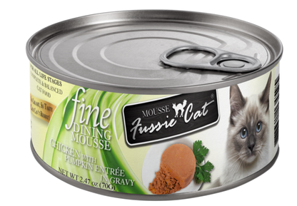 Fussie Cat Mousse Chicken Pumpkin