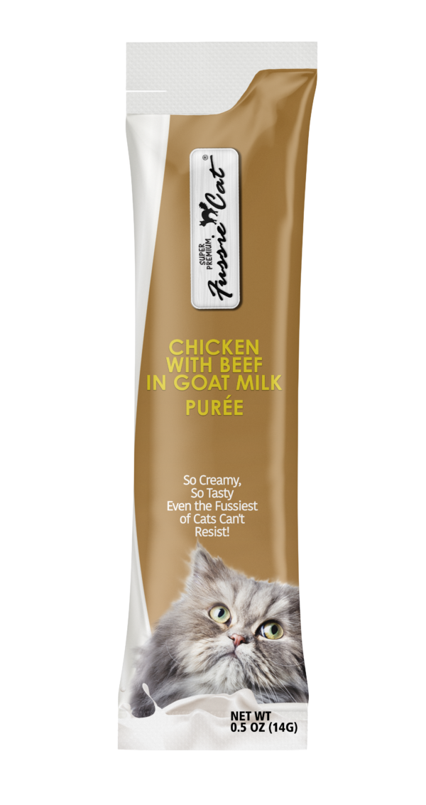 Fussie Cat Purée Chicken with Beef in Goat Milk